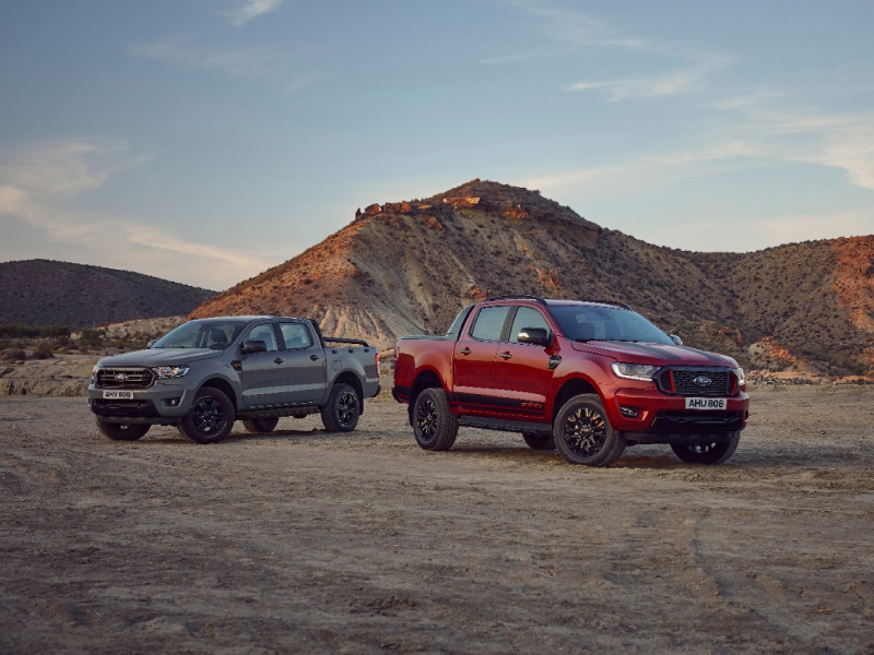 Edições Limitadas Stormtrak e Wolftrak reforçam gama Ford Ranger, a Pick-UP mais vendida da Europa